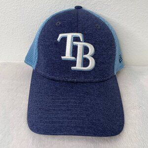 Men's New Era Navy Tampa Bay Rays Team Neo 39THIRTY Flex Hat Size Small